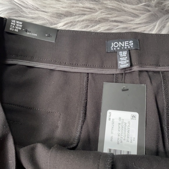 NWT Jones New York Womens Plus Size Sydney Pant Size 16W - Picture 4 of 7